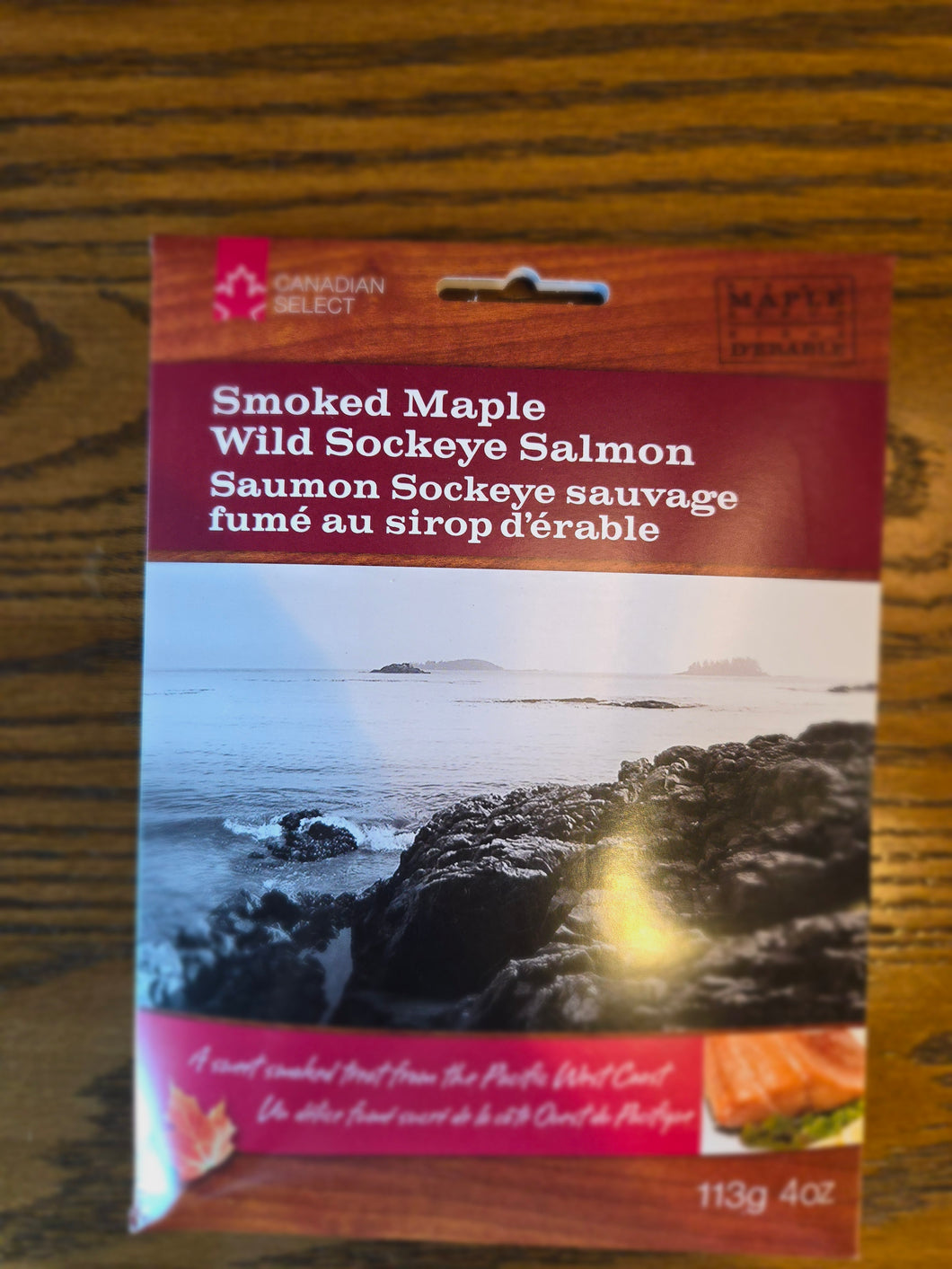 Canadian Select Wild Maple Smoked Sockeye Salmon